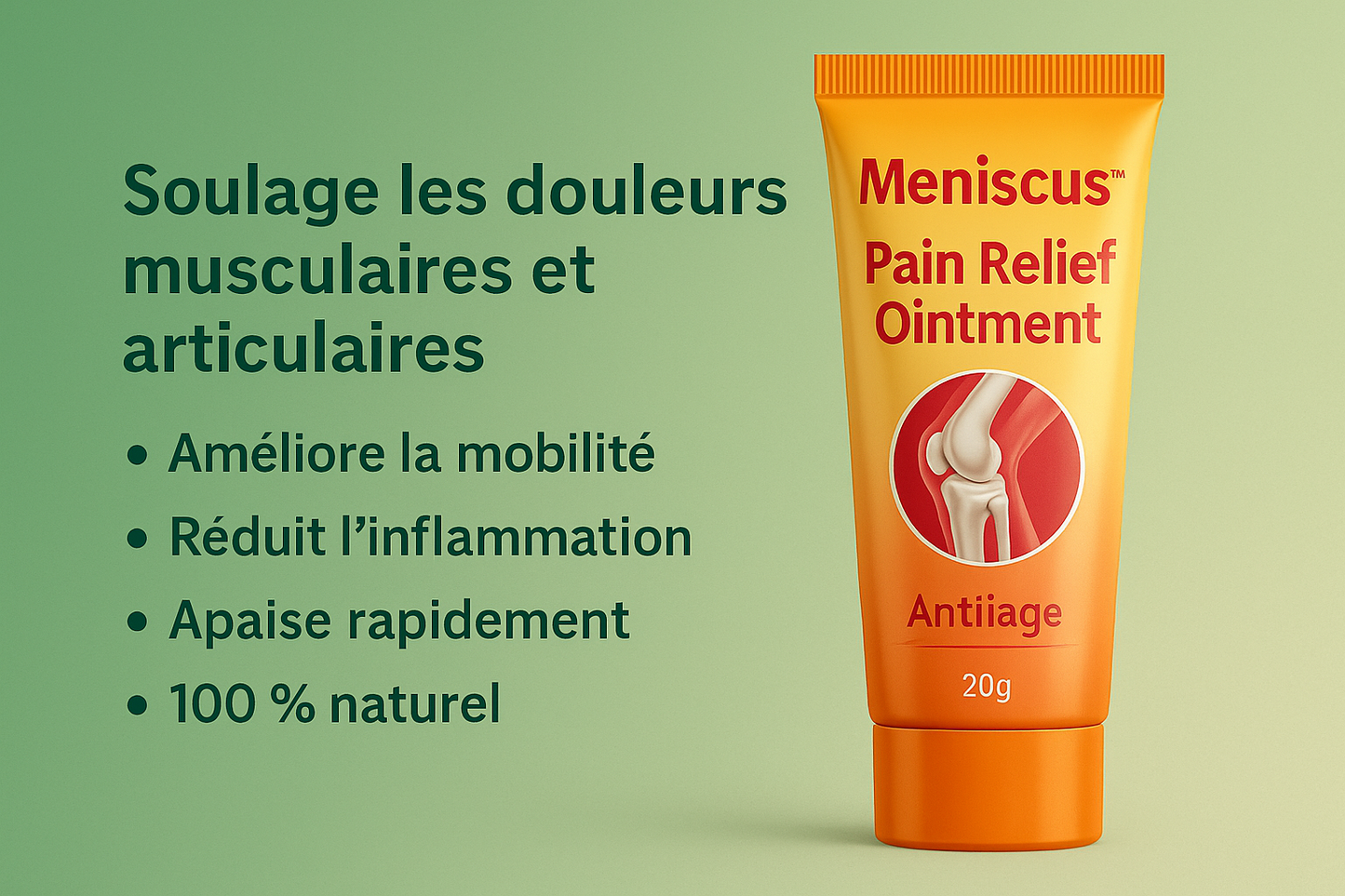 Meniscus – Crème de Soulagement Articulaire et Musculair