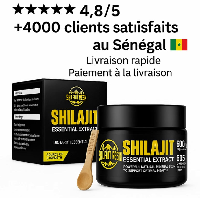 Shilajit Essential Extract – Résine minérale puissante pour votre vitalité naturelle