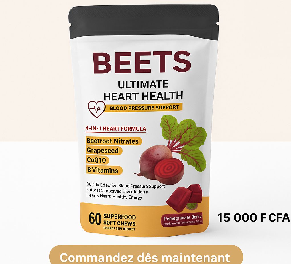 ❤️ BEETS – Formule Cœur Ultime : 4-en-1 pour votre santé cardiovasculaire