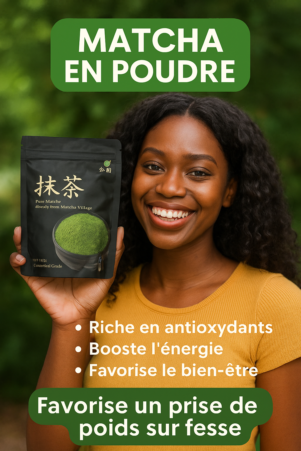 AMIELLICO Matcha Premium – Beauté, Énergie et Mincueur Naturelle