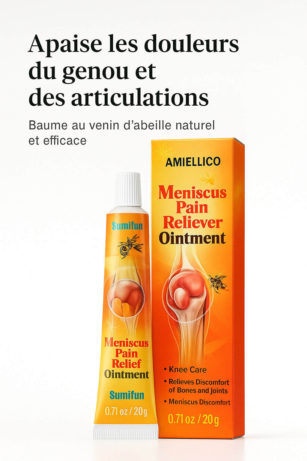 Meniscus – Crème de Soulagement Articulaire et Musculair