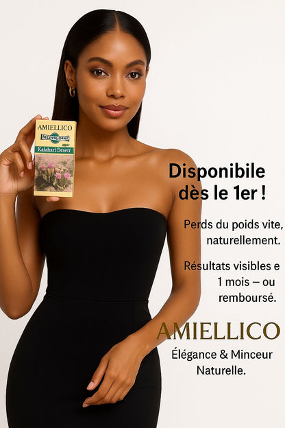 :

AMIELLICO Hoodia Gordonii – Élixir Minceur Naturel du Désert du Kalahari