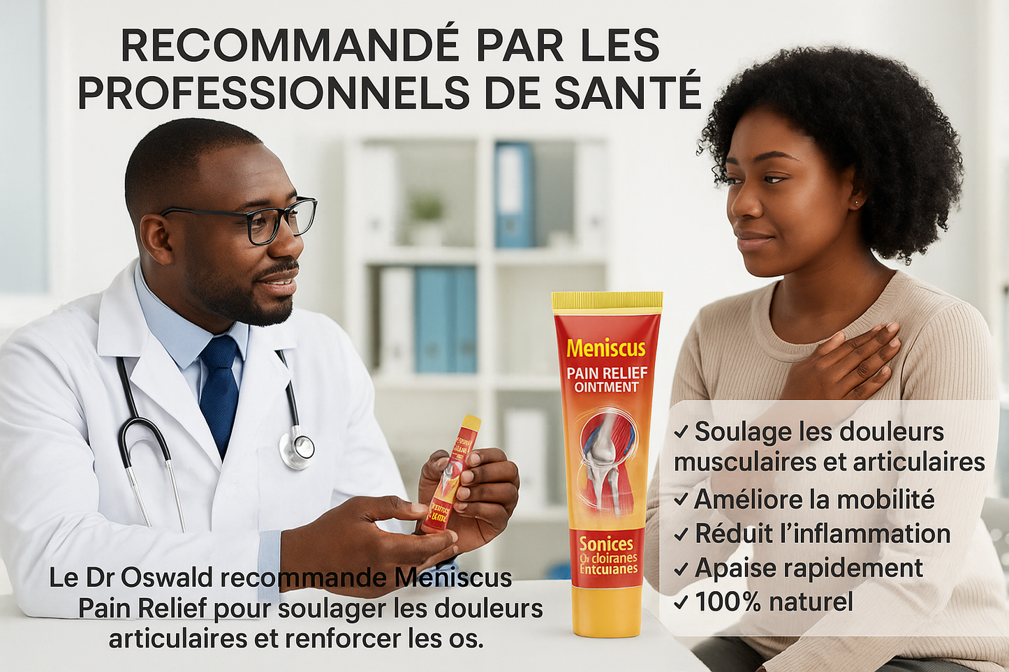 Meniscus – Crème de Soulagement Articulaire et Musculair