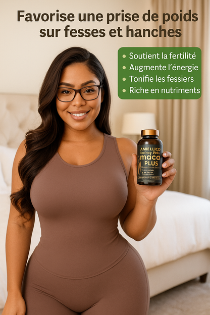 AMIELLICO Maca Plus – Courbes naturelles et énergie