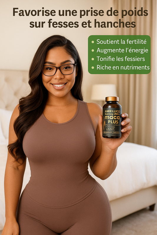 AMIELLICO Maca Plus – Courbes naturelles et énergie